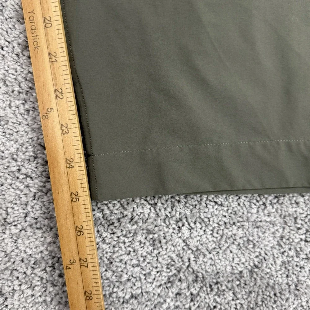 Lululemon Lightweight Mid-Rise Barrel-Leg Cropped Pant Women's 8 Green Swift - Picture 5 of 8